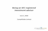 Being an SEC registered investment adviser
