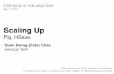 Scaling up (Pig, HBase) - Polo Club of Data Science