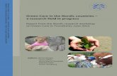 Green Care in the Nordic countries – a research -