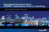 Applied Equipment YORK® Genuine Parts Catalog