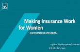 Making Insurance Work for Women