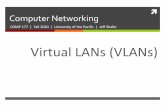 Virtual LANs (VLANs)