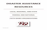 DISASTER ASSISTANCE RESOURCES - Red Oak, TX
