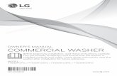 OWNER’S MANUAL COMMERCIAL WASHER