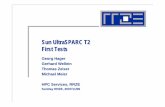Sun UltraSPARC T2 First Tests