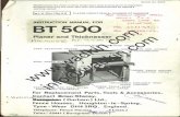 INSTRUCTION MANUAL FOR -1£ BT500 oS.B7b'J'11