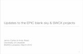 Updates to the EPIC blank sky & SWCX projects