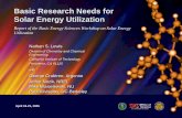 Basic Research Needs for Solar Energy Utilization - The Global