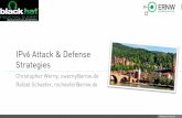 IPv6 Attack & Defense Strategies - Black Hat