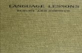 Language lessons for intermediate grades