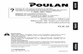 OM, POULAN, PLB26, 2018-04, BLOWER