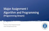 Major Assignment I Algorithm and Programming