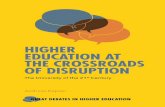 HIGHER EDUCATION OF DISRUPTION