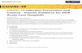 COVID-19 Infection Prevention and Control - Interim ...