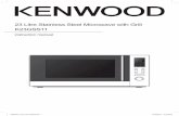 23 Litre Stainless Steel Microwave with Grill K23GSS11