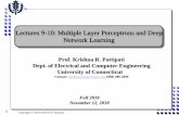 Lectures 9-10: Multiple Layer Perceptrons and Deep Network ...