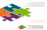 Livelihoods Monitoring and Evaluation - Europa