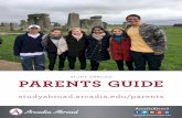 STUDY ABROAD PARENTS GUIDE