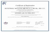 Certificate of Registration AUXITROL WESTON MEXICO S. DE ...