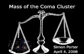 Mass of the Coma Cluster - Arizona State University