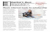 April 2018 Music interest leads to scholarship