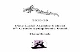 2019-20 Pine Lake Middle School 8th Grade Symphonic Band