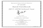Band Handbook 2017-2018 School Year - Weebly