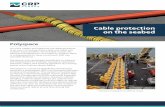 Cable protection on the seabed
