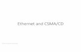 Ethernet and CSMA/CD