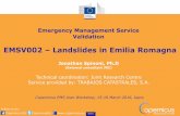 EMSV002 Landslides in Emilia Romagna
