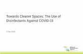 Towards Cleaner Spaces: The Use of Disinfectants Against ...