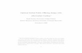 Optimal Initial Public O⁄ering design with aftermarket ...