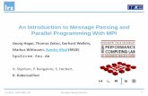 An Introduction to Message Passing and Parallel ...