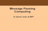 Message Passing Computing - Massey
