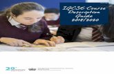 IGCSE Course Description Guide 2018/2020