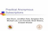 Practical Anonymous Subscriptions