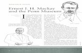 research notes Ernest J. H. Mackay and the Penn Museum I