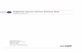 Ridgeline Service Advisor Release Note