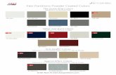 Fast Partitions Powder Coated Colors