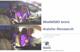 WorldSID tests Autoliv Research