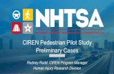 CIREN Pedestrian Pilot Study Preliminary Cases