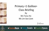 Primary  Class Briefing - Ministry of Education