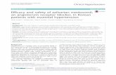 Efficacy and safety of azilsartan medoxomil, an ...