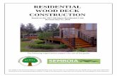 RESIDENTIAL WOOD DECK CONSTRUCTION