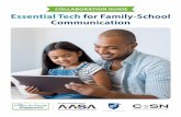 COLLABORATION GUIDE Essential Tech for Family-School ...