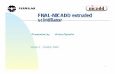 FERMILAB FNAL-NICADD extruded scintillator