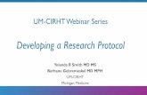Developing a Research Protocol
