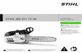 STIHL MS 201 T Arborist Chain Saw Instruction Manual | STIHL USA