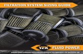 FILTRATION SYSTEM SIZING GUIDE