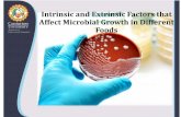 Intrinsic and Extrinsic Factors that Affect Microbial ...